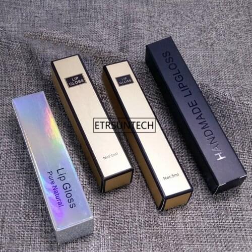 1000pcs Multiple sizes Blank Kraft Paper Box White Paper Black Paper Eyeliner Pen Lipstick Gift Packaging Boxs F3392