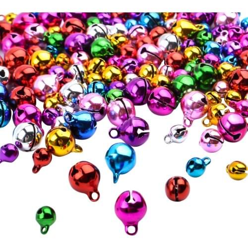 Craft Kits And Supplies 150 Mix Jingle Christmas Bells Loose Beads Charms Jewelry Marking