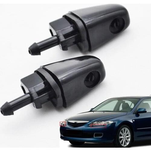 2pcs/set Front Headlight Washer Spray Nozzle Jet Wiper