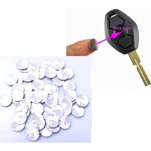 5pcs/lot 14mm Car Key Emblem Sticker Logo For BMW M Fiat Dodge Infiniti Renault Jeep Chevrolet Buick Cadillac Kia