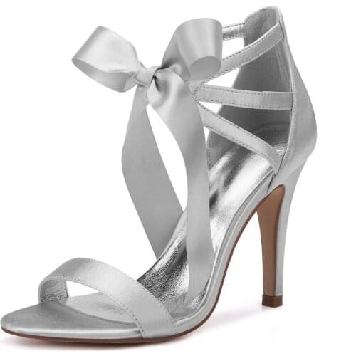 Fashion ribbon up lady high heel ankle sandals satin evening dress shoes party wedding nigh club ball show pumps more colors
