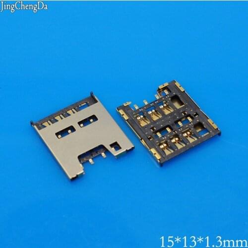 JCD 1pcs Micro SIM Card Slot Reader For Acer S1 S510 SIM Card Connector Socket Holder Replacement Parts 15*13*1.3mm