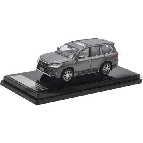 1/64 Scale LEXUS LX570 SUV Gray DieCast Car Model Collection HIKASI