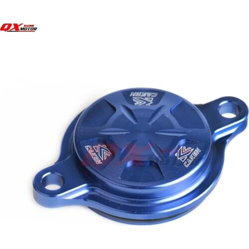 Free Shipping CNC Billet Oil Filter Cover Cap For YZ250F YZ450F WR250F YZ250FX Dirt Bike MX Motocross Off Road Motorcycle