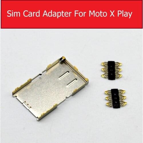 Sim Card Tray For Motorola Moto X Play XT1562 XT1563 Sim Card Reader For Moto X Style XT1570 XT1572 Sim Card Holder Socket Parts