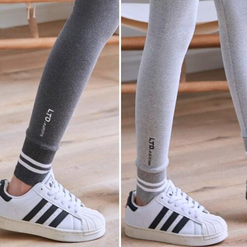 New Style Knitted Embroidered Pure Cotton Underwear for Women In Autumn and Winter Fitness Legging Women Leggings