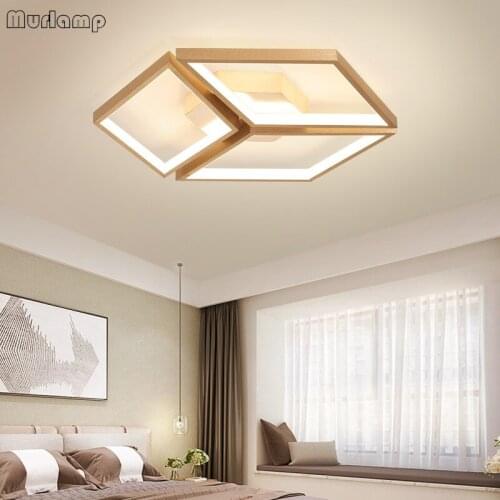 Modern style living room bedroom golden irregular square led ceiling lamp boy girl personality restaurant ceiling LED lamp