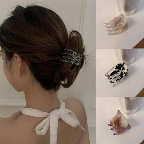 New Korean Style Gentle Simplicity Women Girls Hair Claw Hair Accessories Women Retro Gradient Headwear Hair Clip Ornament