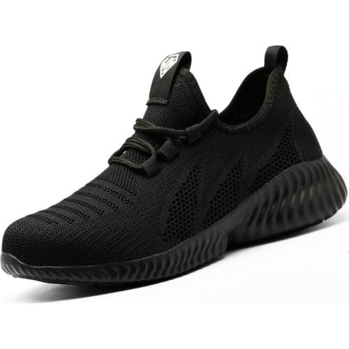 Unisex Work Safety Shoes Men Boots Anti-smashing Steel Toe Cap Boots Indestructible Working Shoes Designer Sneakers