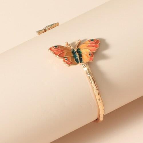 Womens Bracelet Open Cuff Bangles Bracelets For Female Fashion Elegant Butterfly Women Bracelet Charming Costume Jewelry Gifts