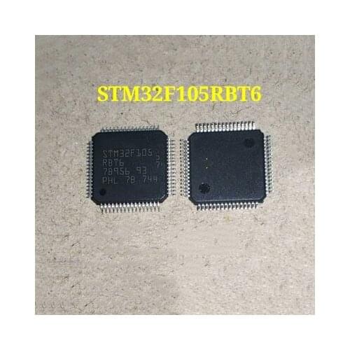 1pcs/lot STM32F105RB STM32F105 STM32F105RBT6 LQFP64