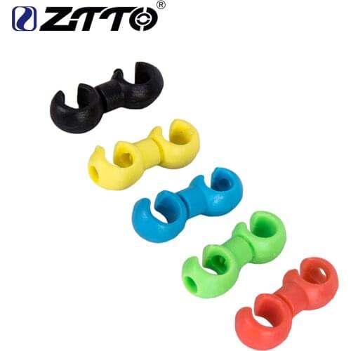 10 Pcs ZTTO MTB Mountain Bike Raod Bicycle Parts Brake Shifting Cable Housing Rotating S-Hooks C-Clips Cable-Cross