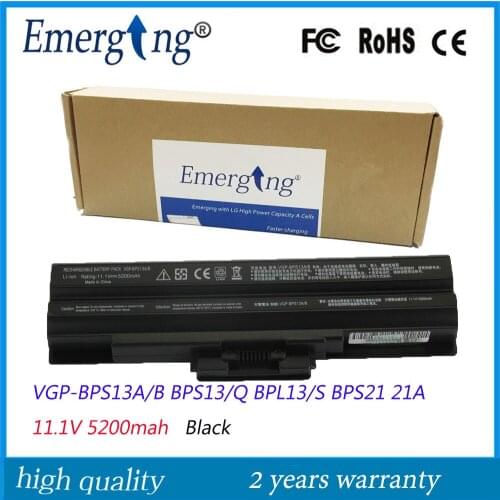 11.1V New Quality Laptop Battery for SONY VGP-BPS13/S BPS13A/B VGP-BPS13A/Q VGP-BPL13 TX57CN