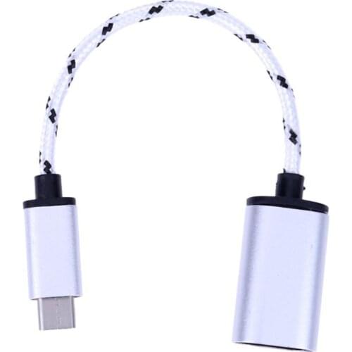 18cm Type-C OTG Adapter Cable USB 3.1 Type C Male To USB 3.0 A Female OTG Data Cord Adapter Fast ​Charging Data Cable Cord