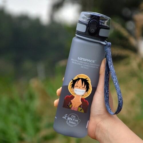 500ml One Piece Plastic Water Bottle CARTOON Plastic Bottle Cup Originality Portable Motion Bottle