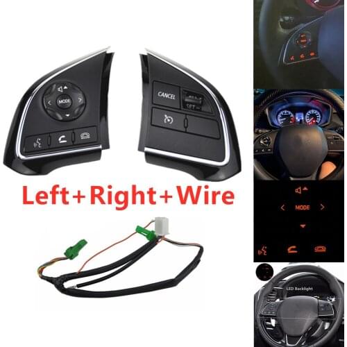 8602A088 New Cruise Control Switch Steering Wheel Button Audio Bluetooth Volume Switch For Outlander 2016-2018 Xpander 2018 2019