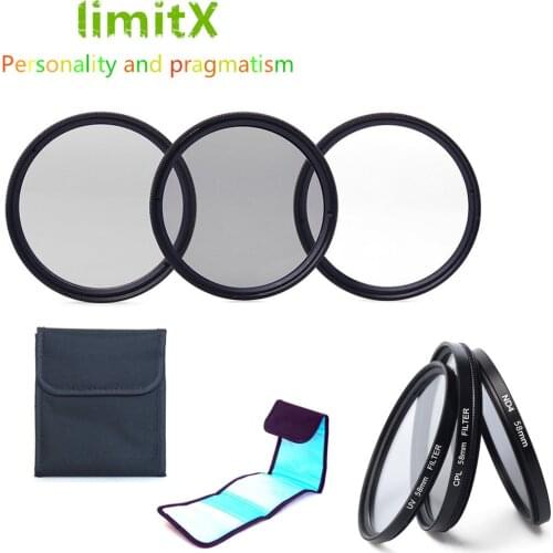 Accessories 43mm UV CPL ND4 Filter lens & Case Kit for Panasonic DMC-LX100 LX100 II LX100M2 Leica D-LUX Typ109 Digital Camera