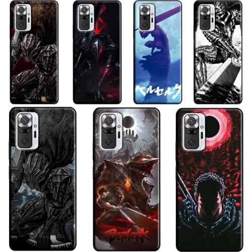 Berserk Anime For Xiaomi Redmi Note 8 9 Pro Note 10 Pro 8T 9S Case Cover For Redmi 9T 9A 9C 7A 8A K40
