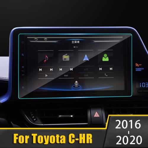 Tempered Glass Car Navigation GPS Screen Protective Film Sticker LHD for Toyota C-HR CHR 2016 2017 2018 2019 2020 Accessories
