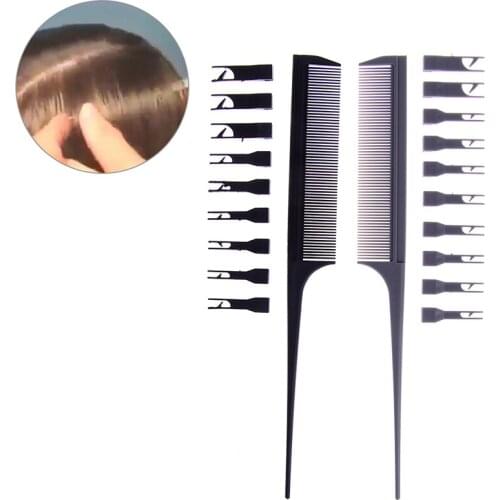 JETTING 2 Side Hair Dyeing Comb Head Massage Adjustable Sectioning Weaving Cutting Brush Hair Care Coloring Styling Tool New Hot