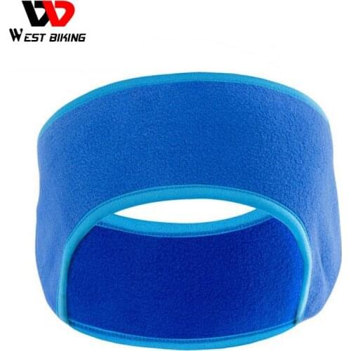WEST BIKING Fleece Bike Headband Antistatic Protect Ears Seamless Headwear Bandana Ciclismo Hiking Bike Bicycle Cycling Headband