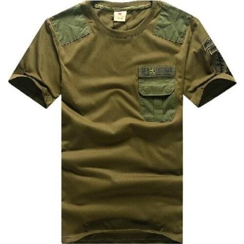 100% Cotton Mens Limited edition embroidery 101 t-shirt round neck short-sleeve T-shirt U.S. Air Force Top