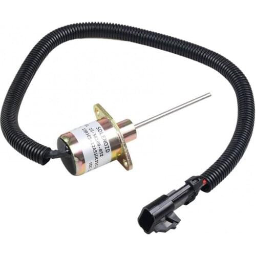 80% Hot Sell Engine Fuel Shut Off Stop Solenoid 12V for Kubota V2203-DI/ Carrier Vector 1800