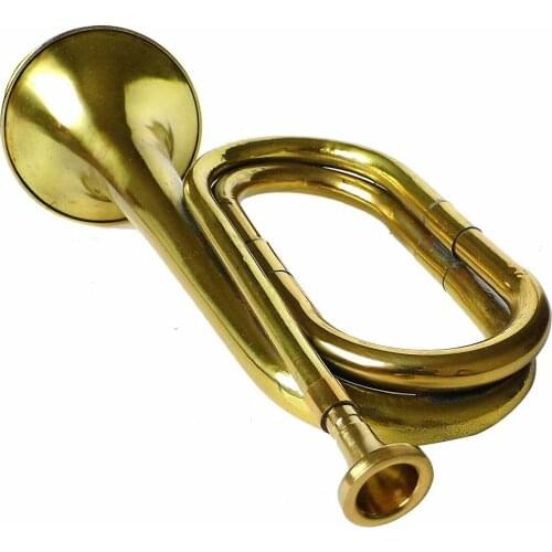 CHINESE ARMY EMERGENCY HORN MILITARY PLA BRASS BLOWING SOLDIER BUGLE Soldier Military War Reenactments