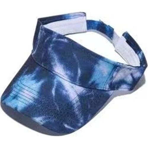 Summer Men And Women General Fashion Casual Tie Dye Cap, New Outdoor Sports Camouflage Curved Eaves Shade Print Empty Top Cap