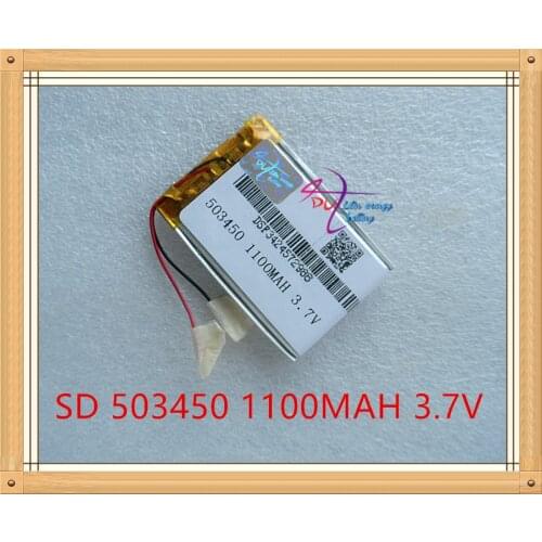 Liter energy battery special offer shipping 3.7V lithium battery 503450 tachograph 1100MAH navigator universal rechargeable core