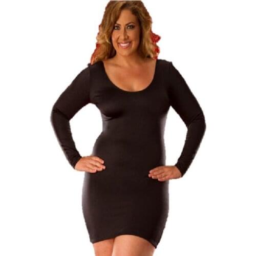 Large Size Mini Dress Tsec031041