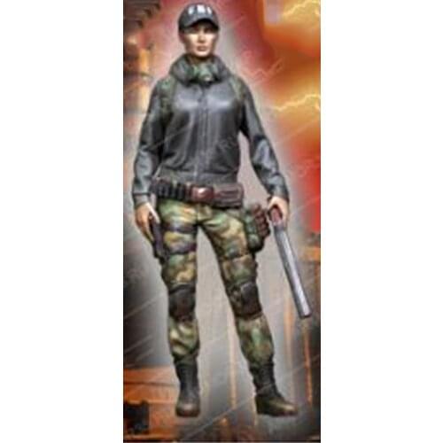 New Unassembled 1/35 Girl (stalker) standing modern 1/35 Resin Kit DIY Toys Unpainted resin model