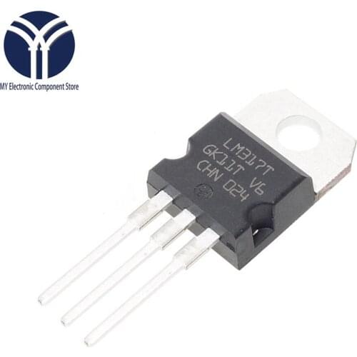 10PCS LM317T TO220 LM317 TO-220 317 1.2V-37V 1.5A new and original IC Chipset
