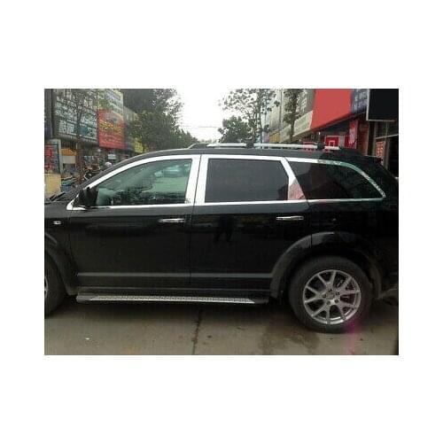Full Set Window Center Pillar Trim For Dodge Journey Fiat Freemont 2009-2019