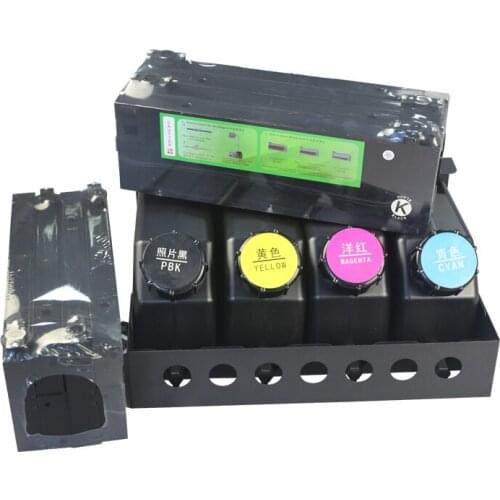 Printer Parts Supplier 4pcs 1.5L Tank and 8pcs 220ml Cartridge Mimaki Roland Ink Tank System For UV Inkjet Printer