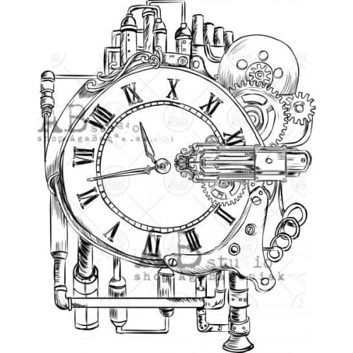 Retro lock Transparent Clear Silicone Stamp/Seal for DIY scrapbooking/photo album Decorative clear stamp 233