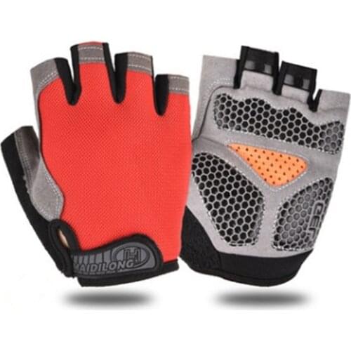 New Bicycle Half Fingers Cycling Gloves Slip Sweat Gel Bicycle Riding Gloves Shock MTB Road Mountain Bike Sports Gloves