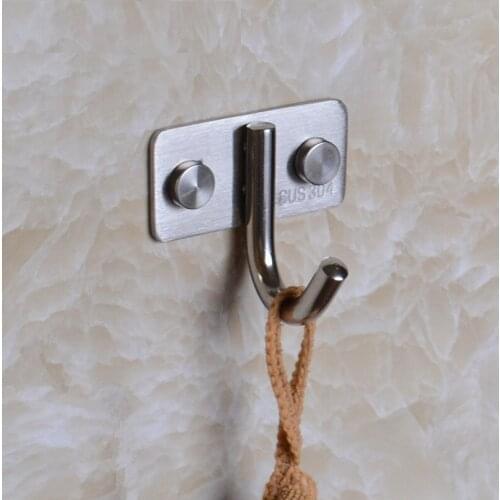 Vidric 304 Stainless Steel Robe Hooks Wall Hook brushed Clothes Hanger Towel Hooks Clothes Hooks Gancho Bathroom Accessories