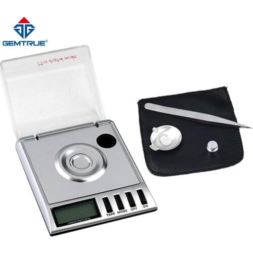 GEMTRUE High-precision Portable Mini Electronic Jewelry Weighing Scales Digital Diamond Scales Jewellery Accessory Measurer