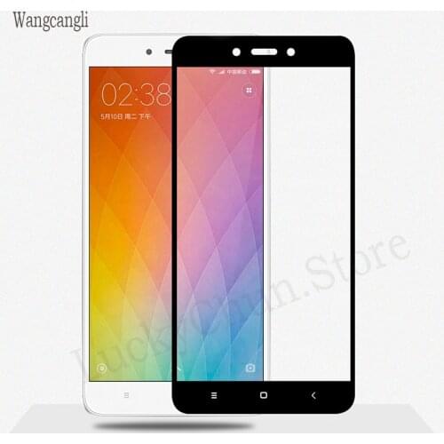 Wangcangli protective glass for xiaomi redmi 4x tempered glass 3d for xiaomi redmi 4x Protective Glass film xiomi redmi 4x glass