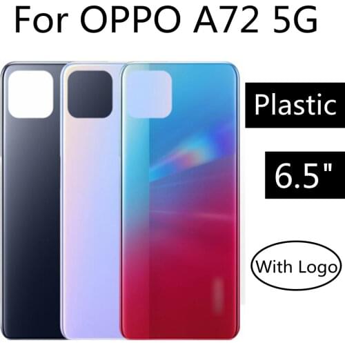 For OPPO A72 5G Battery Back Rear Cover Door Housing Battery Back Cover Replacement