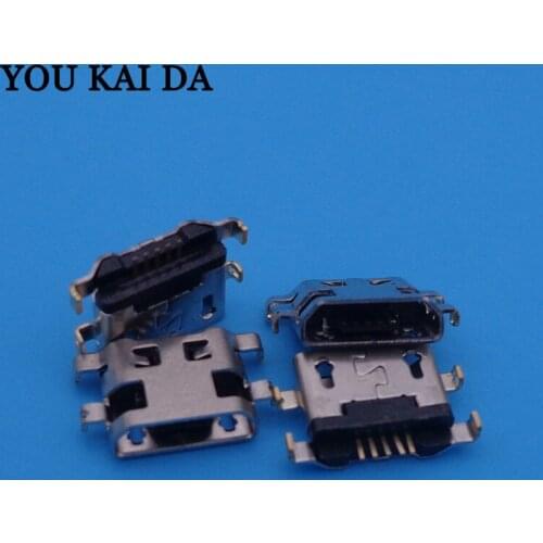 50pcs Mini Micro USB charger Dock Charging Port jack socket connector Repair Replacement for Meizu Meilan 2 3 3s M2 M3 Meilan