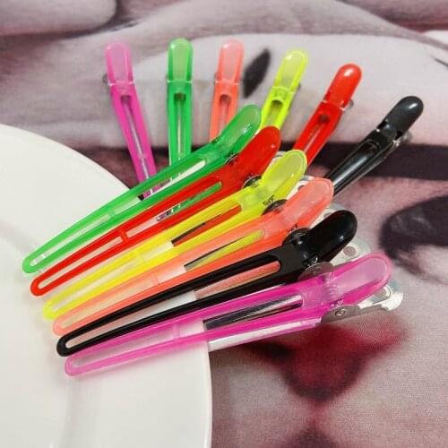 1/5/10Pcs Salon Hairpins Dedicated Section Grip Hair Clip Plastic Hairdressing Braiding Hair Pins Styling Tool Barrette Hairclip