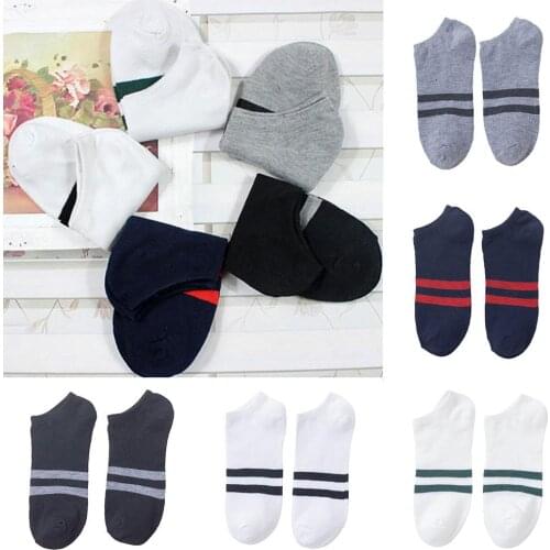 1 Pair Spring Summer Casual Stripe Ankle Sock Sport Thin Low Cut Adult Sock Soft Running Sports Socks Breathable Outdoor Socks