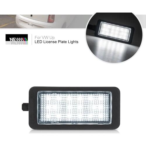 LED License Plate Lights for VW up!/e-up! 12-17 Skoda Citigo/E-Citigo 12-21 Seat Mii/e-Mii 12-21 Canbus Error Free Rear Tag Lamp