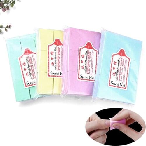 10/600 PCS Nail Polish Remover Nail Wipes Bath Manicure Gel Lint-Free Wipes Cotton Napkins For Nails Nail Art Tool