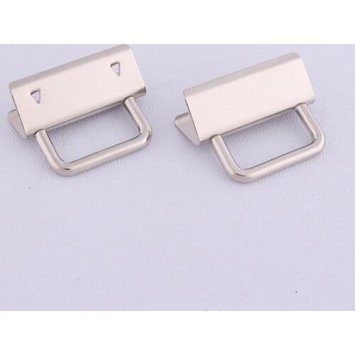 10pcs /lot Nickel plated color 1.26" Key Fob Hardware Split ring buckle For lanyard webbing