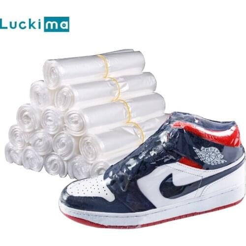 100pcs Multifunction PVC Heat Shrinkable Film Clear Storage Bag Sealing Film for Ball Shoes TV Air Condition Remote Sundries