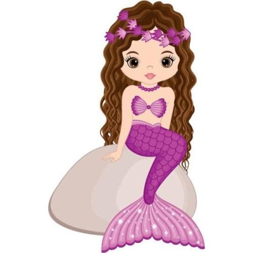 2020 New Girl Mermaid Metal Cutting Dies and Birthday Die Cut Scrapbooking For DIY Long Hair Handwork Crafts Layering Dies