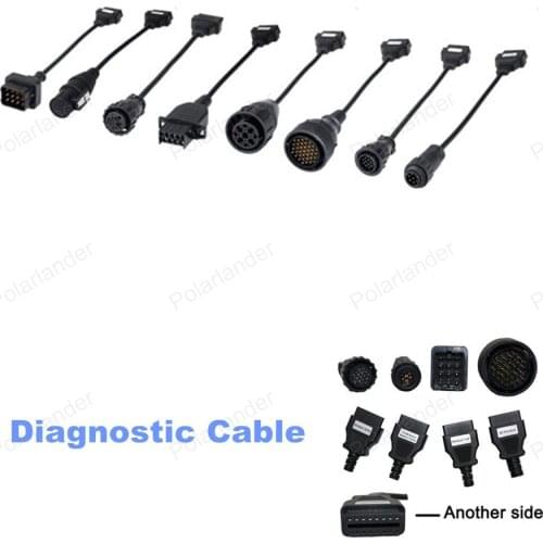 8 Pcs/set Hot Sale Connector Car Scanner Cable Car Diagnostic Cable Diagnostic Adapter